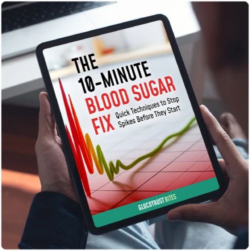 The 10-Minute Blood Sugar Fix bonus guide for GlucoTrust Bites